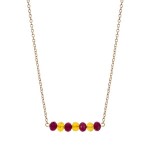 "Go Gulls" Maroon & Gold Necklace