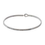 "Love is Patient, Love is Kind" Bracelet