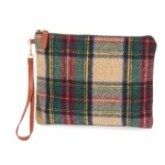 Plaid Clutch