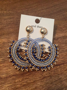 Beaded Statement Earrings