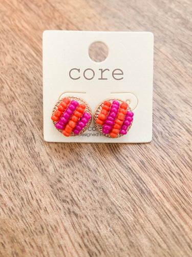 Pretty in Pink studs