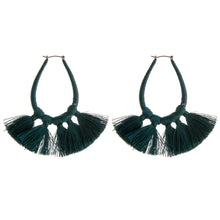 Evergreen Tassel Earrings