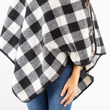 Buffalo Check Poncho