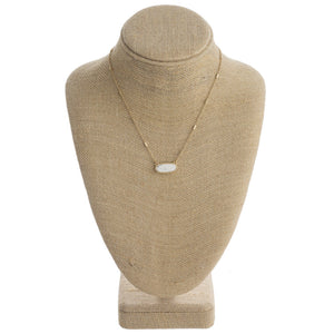 White Pendant Necklace