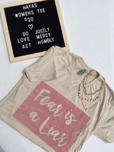 "Fear Is A Liar" Tee