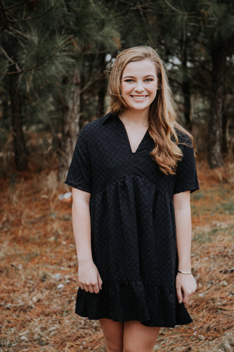 Black Collared Dress
