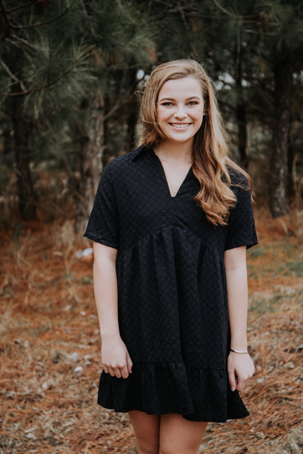 Black Collared Dress
