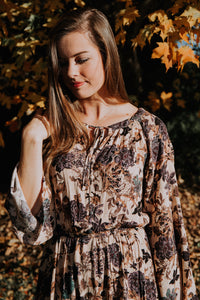 "Fall for You" Floral Dress