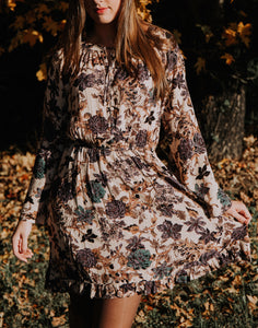 "Fall for You" Floral Dress