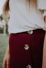 Side Slit Maroon Pant