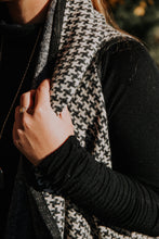 Black & Creme Gingham Vest