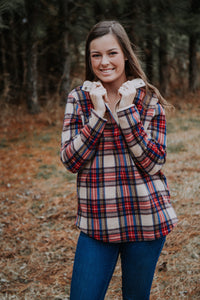 Plaid Pullover