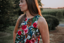 "Paradise" Ruffled Bottom Blouse