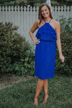 "Oceans" Ruffle Dress