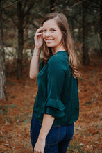 Hunter Green Blouse