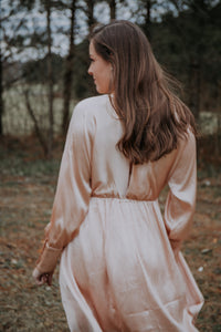 Satin Light Pink Dress